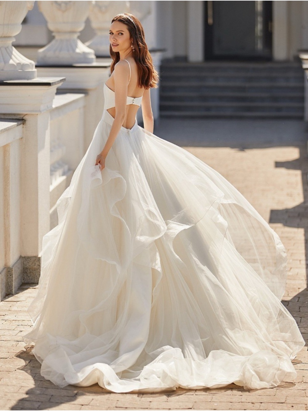 Classic Ballgown Wedding Dress, Moonlight Bridal, Never Worn, Size 12 - Picture 2 of 8